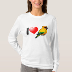 I Love Sun Conures Women's Basic Long Sleeve T-Shirt