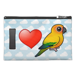 I Love Sun Conures Travel Accessory Bag