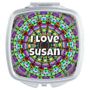 I Love Susan ( you made change the words ) Compact Mirror