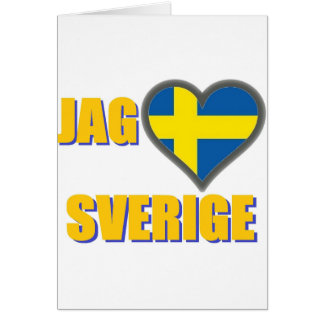 I Love Sweden (Jag Älskar Sverige) Cards