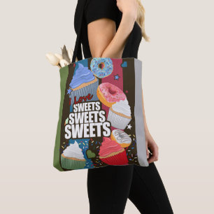 I love Sweets Sweets Sweets Tote Bag