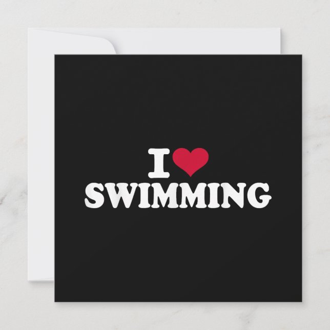 I love swimming (Front)