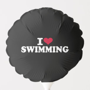 I love swimming balloon
