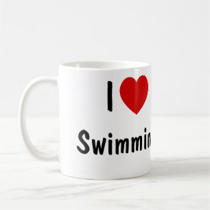 I Love Swimming Coffee Mug