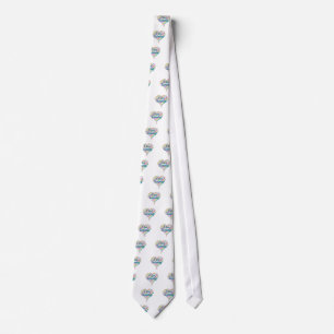 I Love Swimming Neck Tie