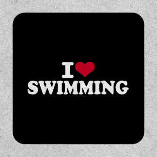 I love swimming patch