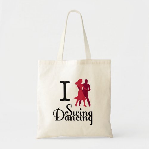 I Love Swing Dancing Tote Bag