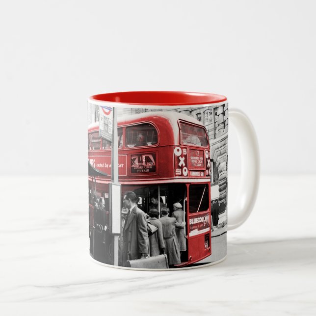 I love Swinging London Two-Tone Coffee Mug (Front Right)