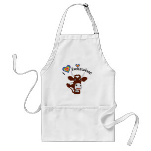 I love Switzerland apron