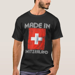 I Love Switzerland Its In My Dna Swiss Flag Nation T-Shirt