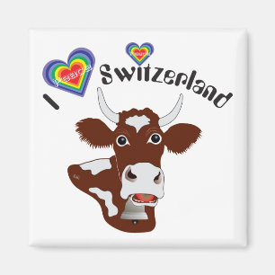 I love Switzerland magnet