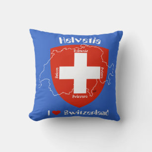 I love Switzerland pillow
