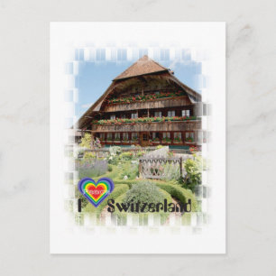 I love Switzerland postcard