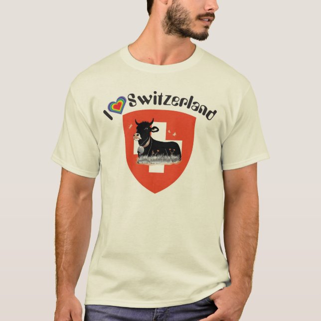 I love Switzerland T-shirt (Front)