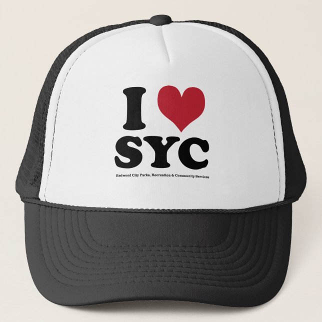 I LOVE SYC TRUCKER HAT (Front)