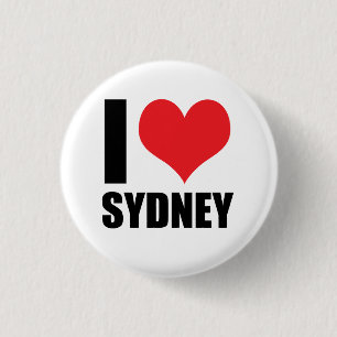 I love Sydney Button
