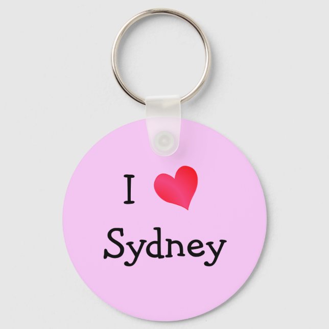 I Love Sydney Keychain (Front)