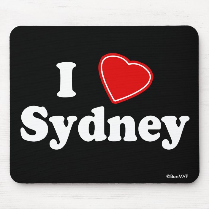 I Love Sydney Mousepad