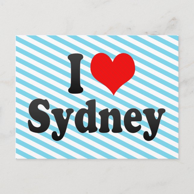 I love Sydney Postcard (Front)