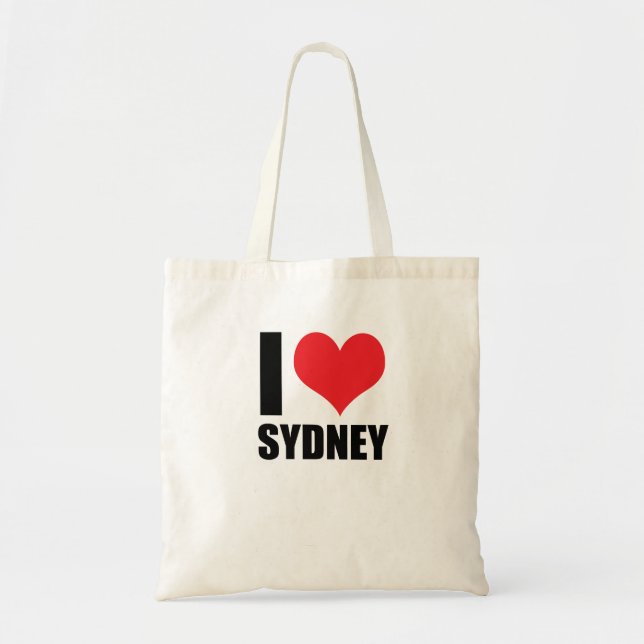 I love Sydney Tote Bag (Front)