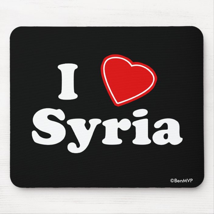 I Love Syria Mousepad