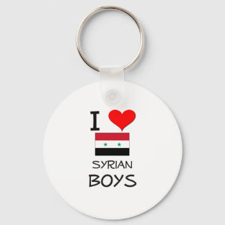 I Love Syrian Boys Keychain
