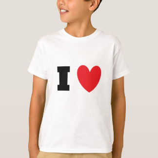 I Love ___ T-Shirt
