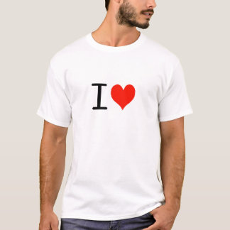 I love... t-shirt