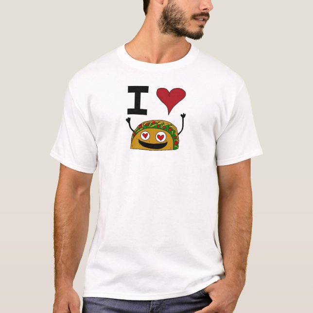 I Love Taco Classic T-Shirt (Front)
