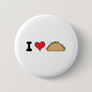 I Love Taco Clip Art Mexican Doodles Cartoon Taco Button