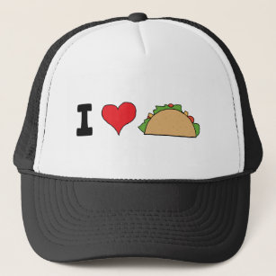 I Love Taco Clip Art Mexican Doodles Cartoon Taco Trucker Hat