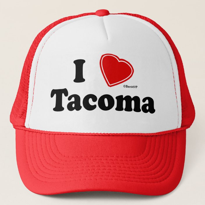 I Love Tacoma Mesh Hat