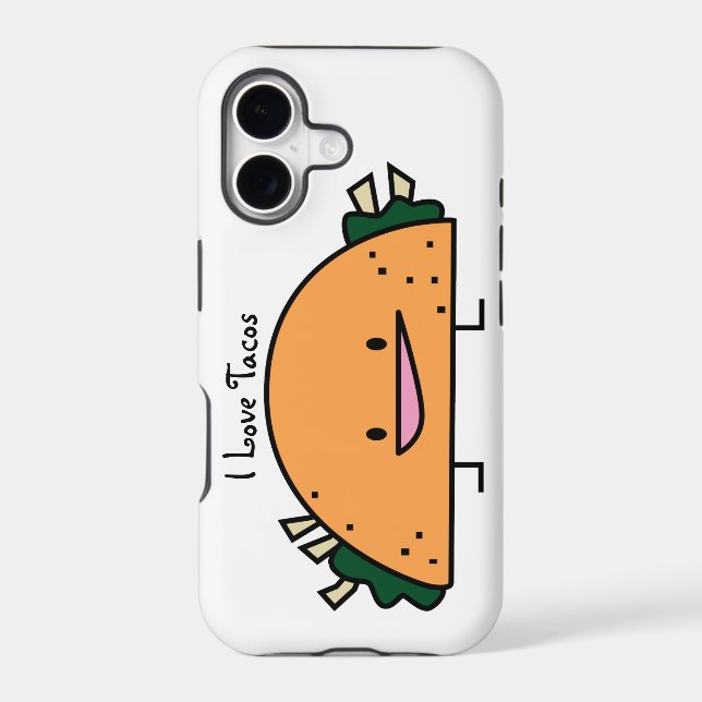 I Love Tacos cell case IPhone 5 (Back)