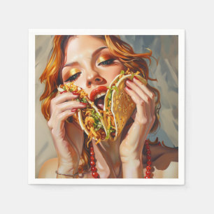 I Love Tacos Napkins