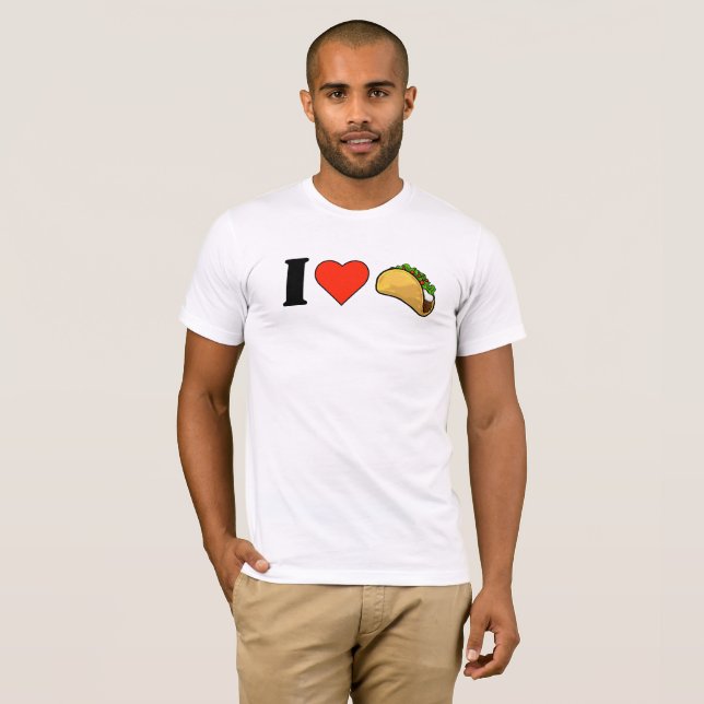 I Love Tacos T-shirt (Front Full)