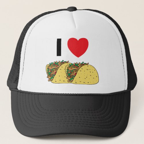 I Love Tacos Trucker Hat