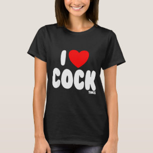I Love Tails Raunchy Funny Women's Embarring T-Shirt