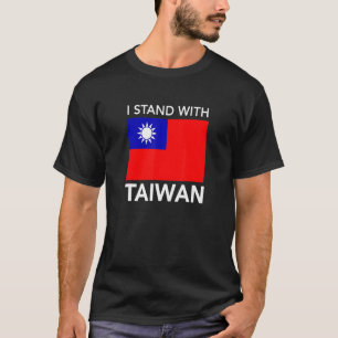 I Love Taiwan Flag Taiwanese Pride I Stand With Ta T-Shirt