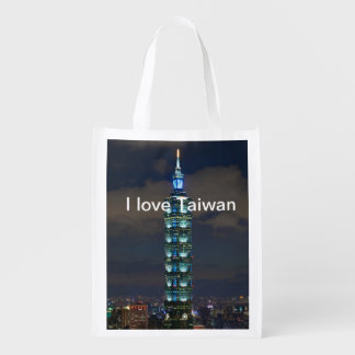 I love Taiwan Grocery Bag