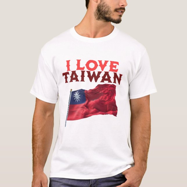 I Love Taiwan T-Shirt (Front)