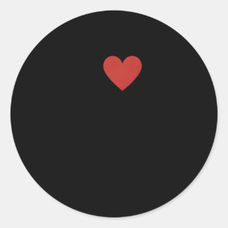 I Love Tally Unstable Humor Classic Round Sticker