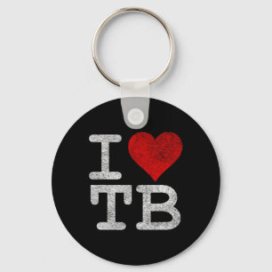 I Love Tampa Bay I Heart Tb Florida Football  Keychain