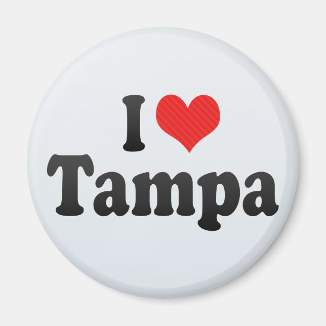 I Love Tampa Magnet (Front)