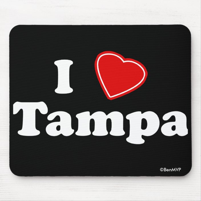 I Love Tampa Mousepad