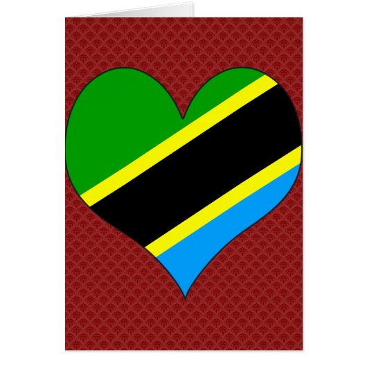 I Love Tanzania Cards (Front)