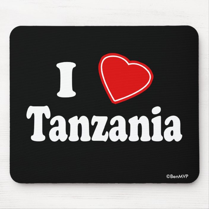 I Love Tanzania Mouse Pad