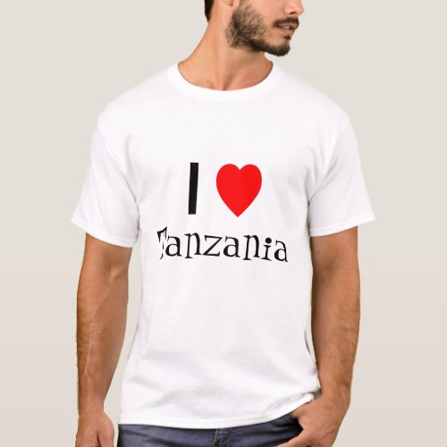 I love Tanzania shirt