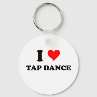 I Love Tap Dance Keychain