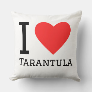 I love tarantula throw pillow
