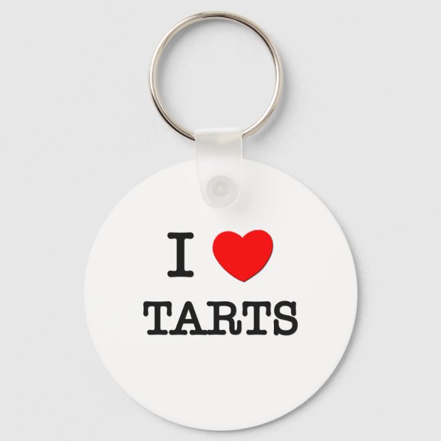 I Love Tarts Keychain (Front)